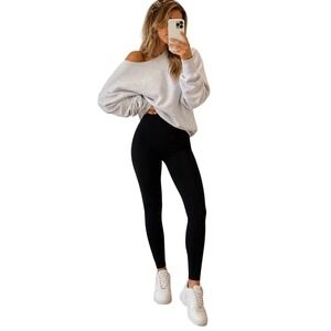 Gold Medal Intl Black Leggings S/M Soft‎ Stretch High Rise